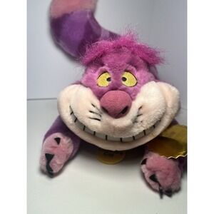 Vintage Disneyland Plush CHESHIRE Cat Alice In Wonderland Disney World 17"